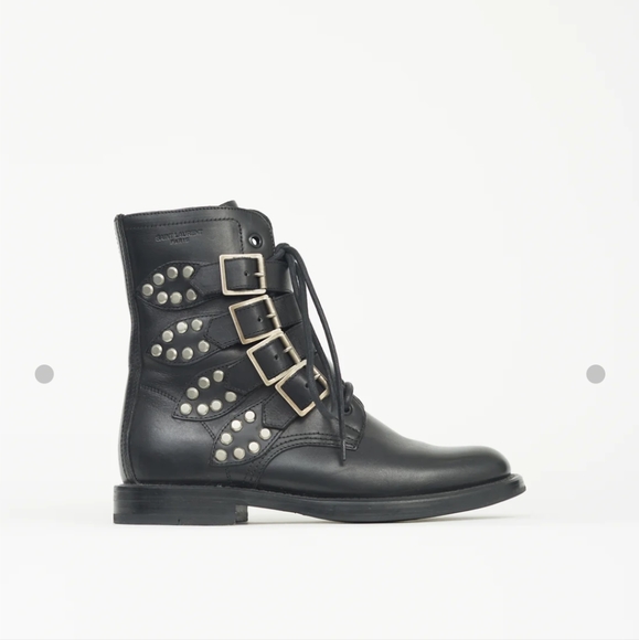Saint Laurent studded boots - Picture 2 of 9